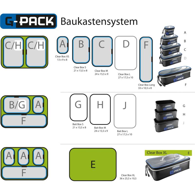 G-Pack Bait Box S 21x13x8cm, Tasche