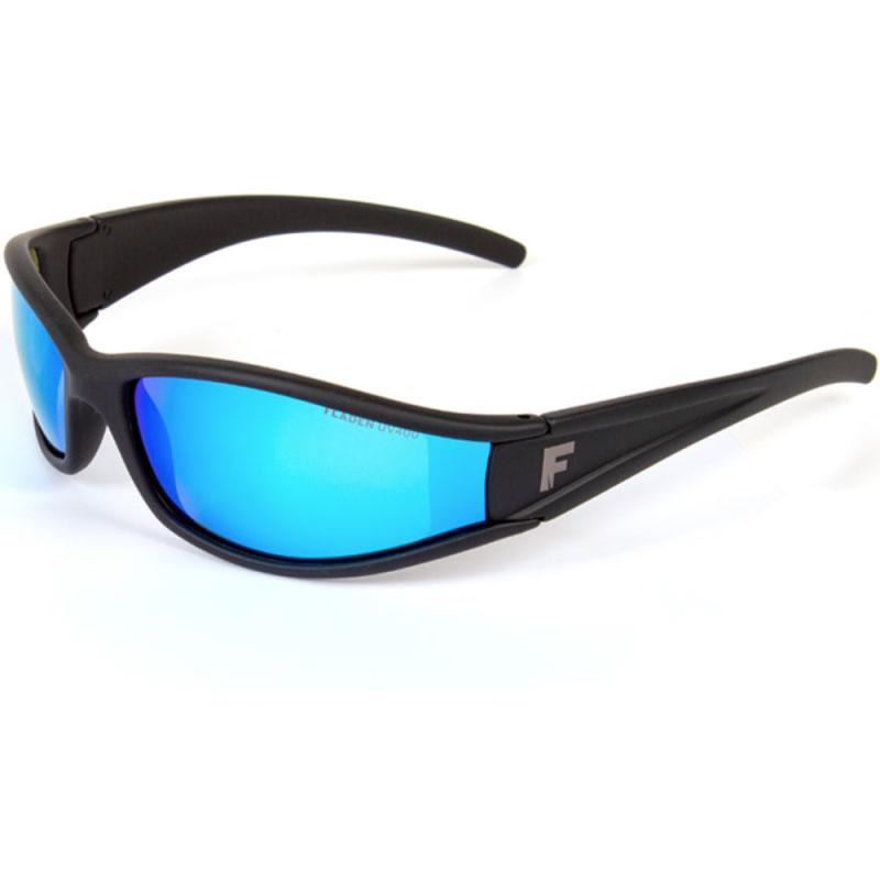 FLADEN Sonnenbrille, polarisiert, matt black frame blue lens