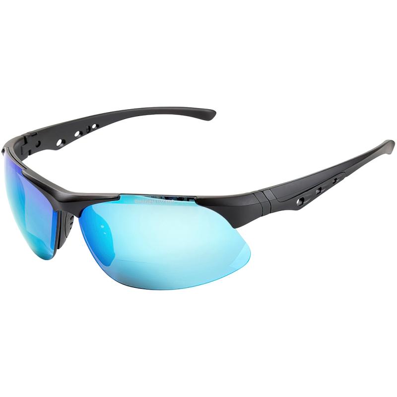 FLADEN Sonnenbrille, polarisiert, Sport black frame blue mirror lens